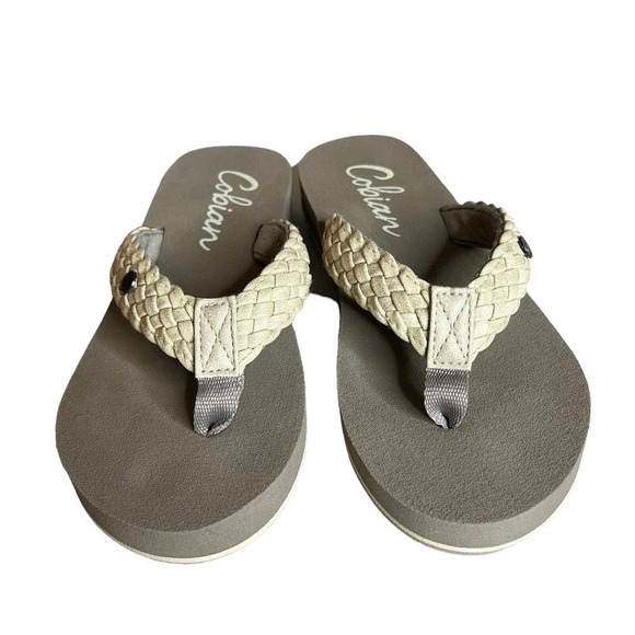 Cobian Women’s Size US 6 Braided Bounce Sandal Straps Comfort Slip On NEW - Picture 3 of 13